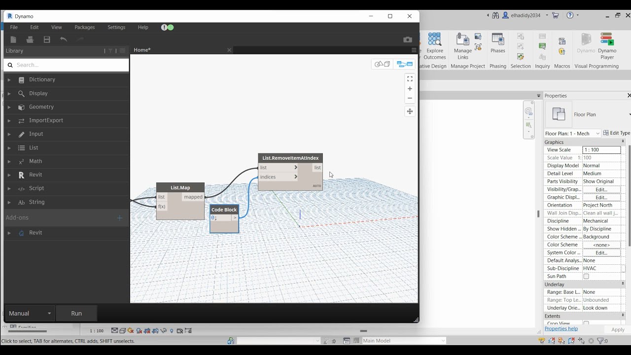 Convert AUTOCAD Blocks to Revit using Dynamo script.