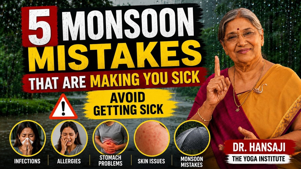 5 Monsoon Mistakes That Are Making You Sick | Stay Healthy Naturally | Dr Hansaji 