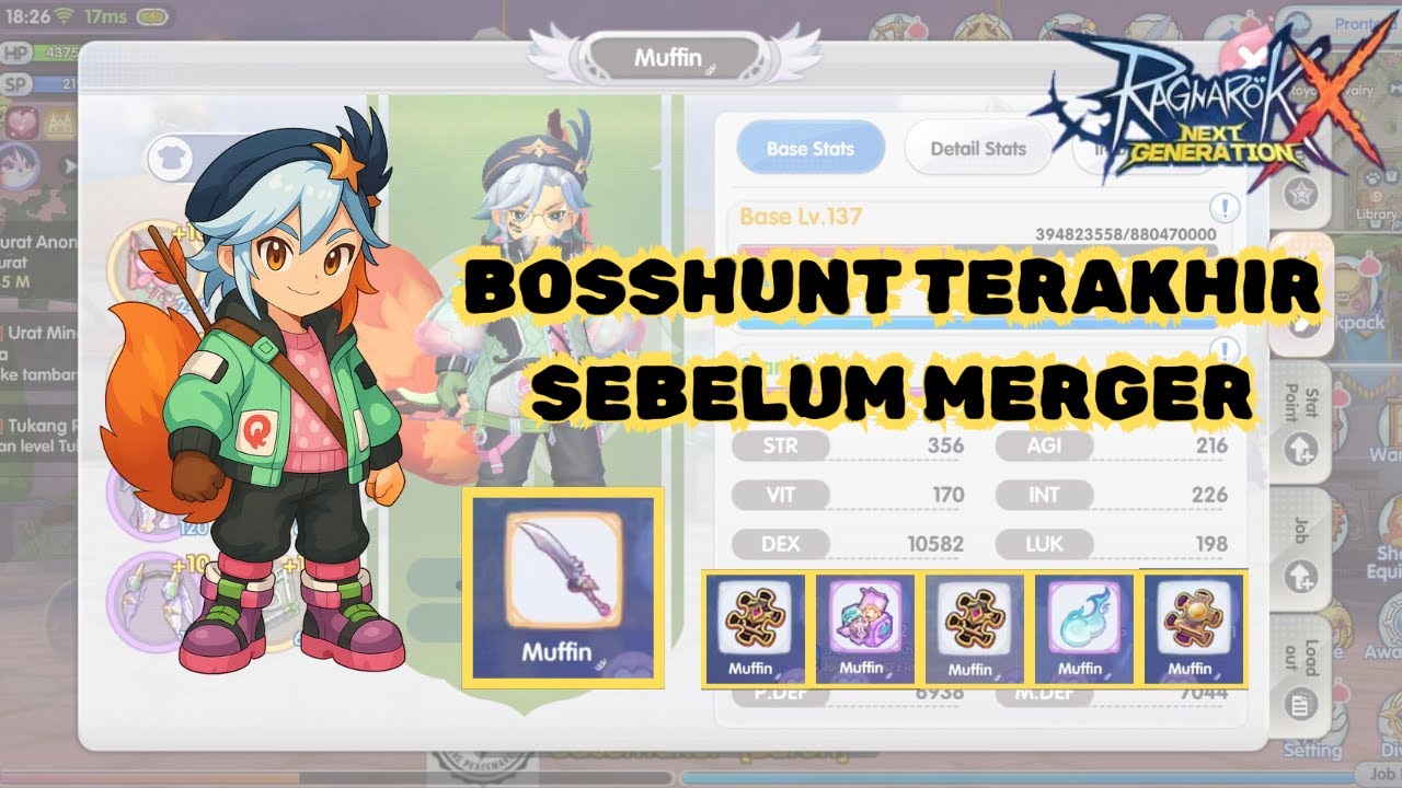 BOSSHUNT TERAKHIR SEBELUM MERGER | FRENETIC LAND | RAGNAROK X NEXT GENERATION