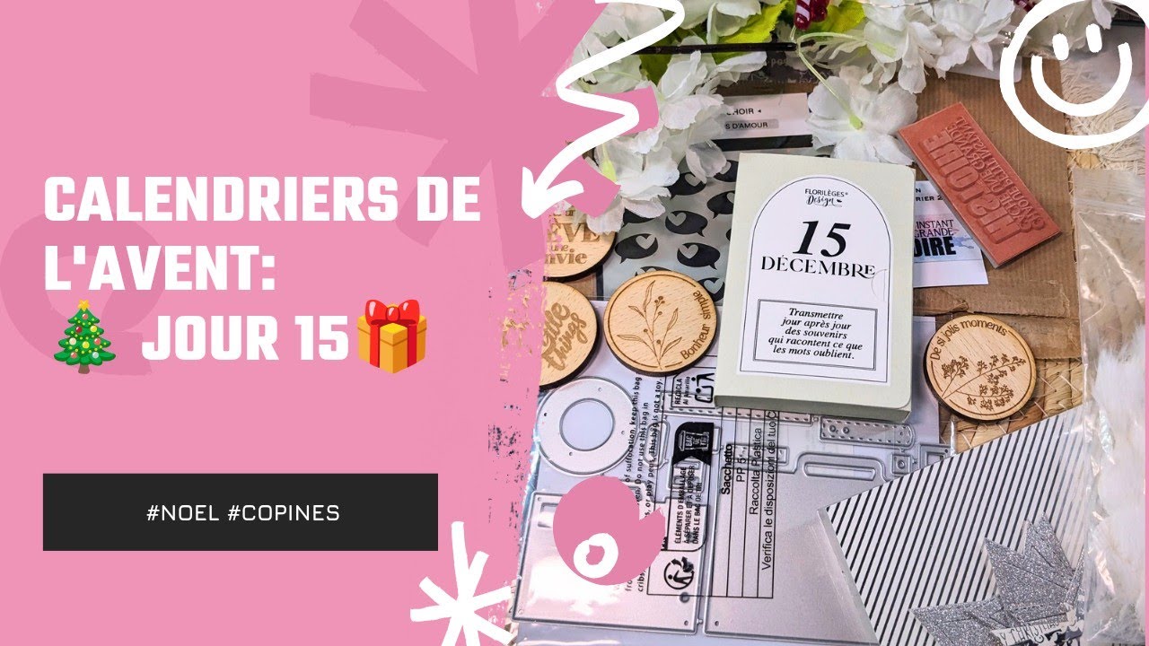 Calendrier de l'avent: 🎄Jour 15🎀 @camillescrap @scrapdidi @LesateliersdeKarine @SagapoScrappe #noel 
