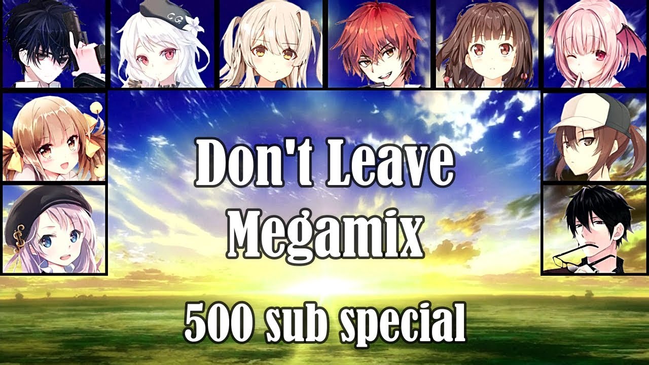 [ Nightcore ] Don't Leave ( Megamix | Switching Vocals ) - lyrics
