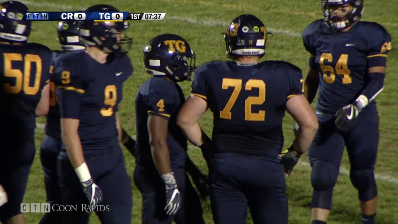 Football: Coon Rapids at Totino-Grace 10/19/16 (Full Game)