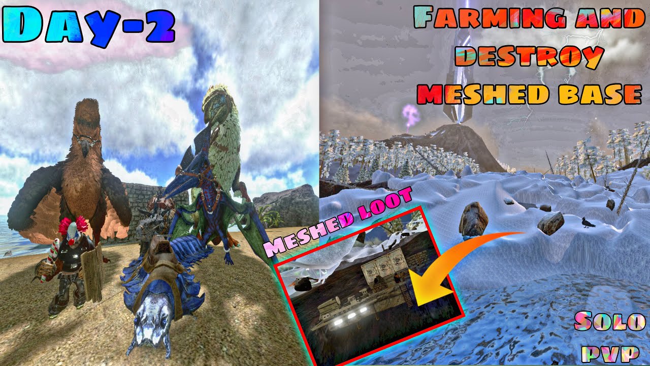 ARK MOBILE - NEW SOLO PVP FRESH START  | SEASON 1 | Episode - 2