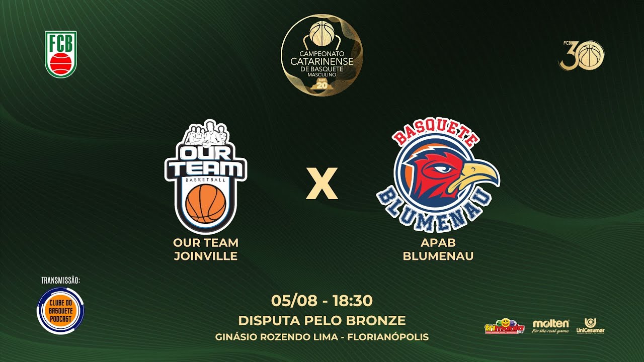 DIPUSTA PELO BRONZE - OUR TEAM x APAB BLUMENAU | CAMP. CATARINENSE DE BASQUETE SUB 20 MASCULINO 2025