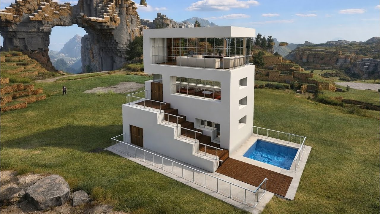 Minecraft # easy house # making # building #