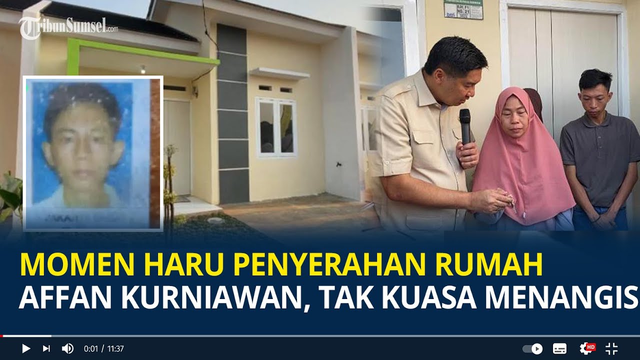 Momen Haru Penyerahan Rumah Driver Ojol Affan Kurniawan, Sang Ibu Tak Kuasa Menangis