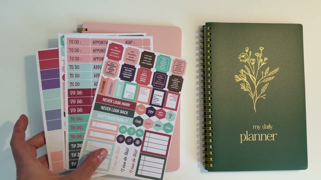 Comparing the weekly and daily planner from Thboxes!