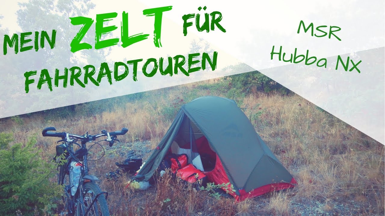 Mein ZELT für  Radreisen / Radtouren - Das MSR Hubba NX