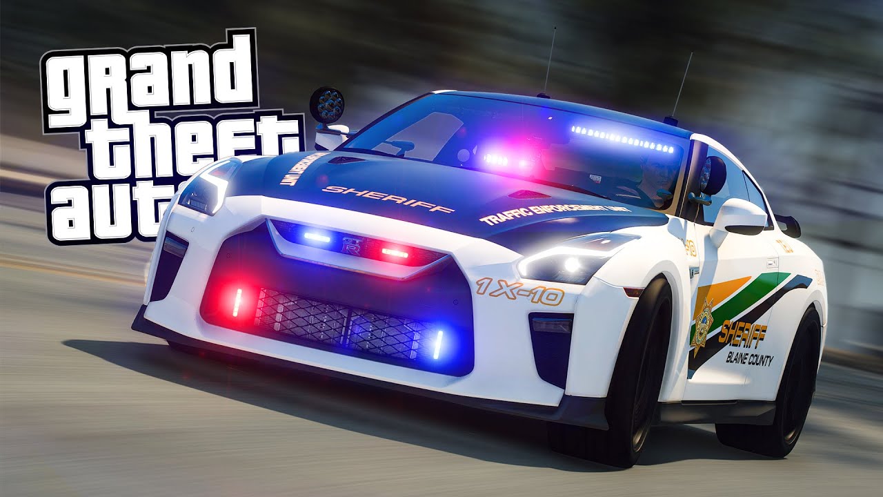 GTR DELLA POLIZIA!! - GTA 5 LSPDFR POLIZIA ITA 👮‍♀️