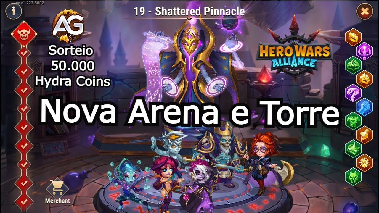 Análise Exclusiva Nova Arena e Torre em Hero Wars Alliance!