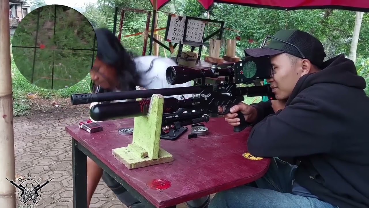 TES AKURASI SENAPAN ANGIN PCP PREDATOR TACTICAL FULL CNC TABUNG 360cc J1-PRO ‼️