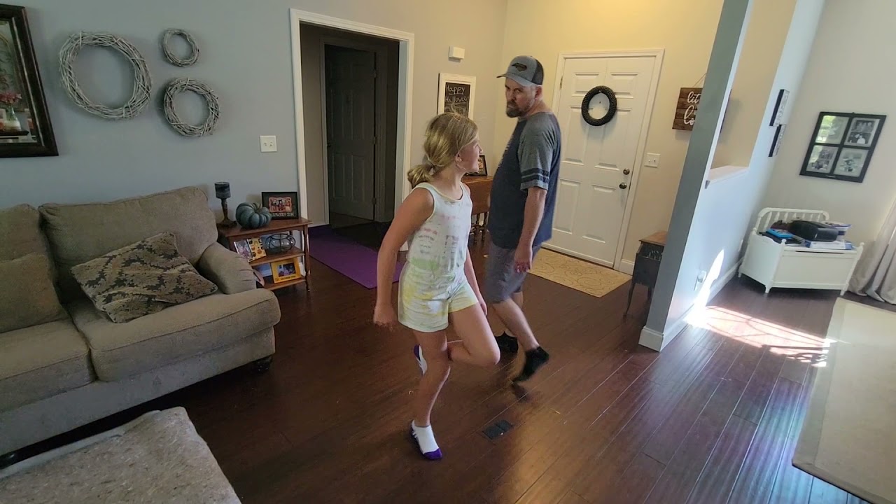 Kidz home Girl DAD Shuffle Dance