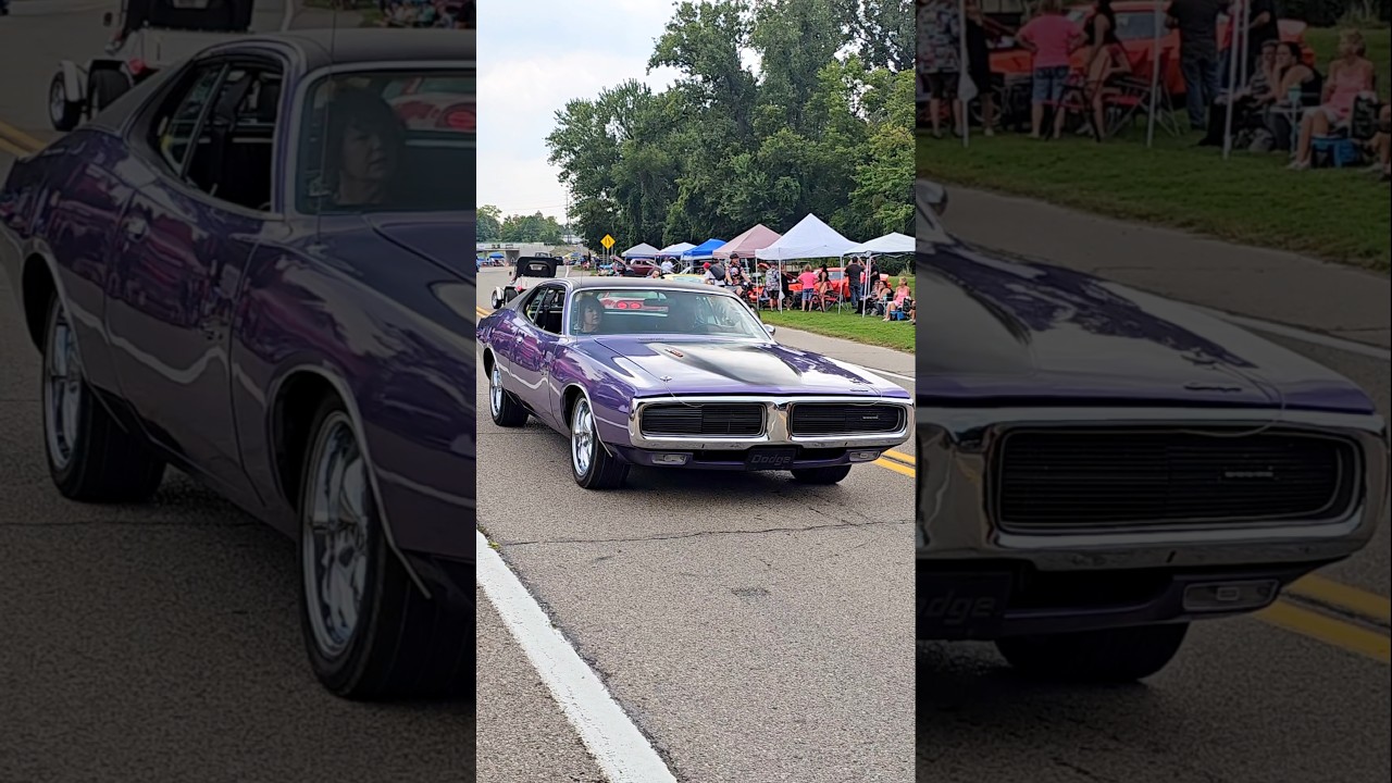 1971 Dodge Charger Classic Car Drive By Engine Sound Cruisin' Hines 2024