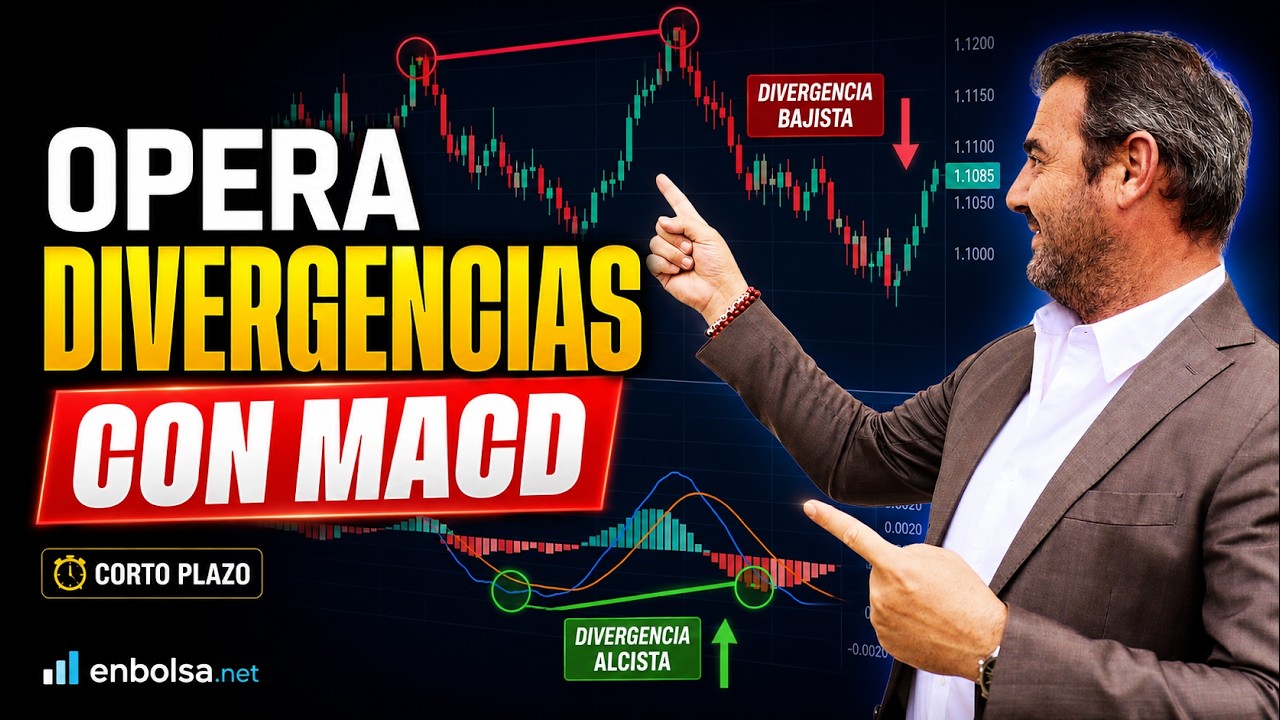 DESCUBRE Cómo OPERAR las DIVERGENCIAS en el Corto Plazo, con el MEJOR INDICADOR que EXISTE.. el MACD
