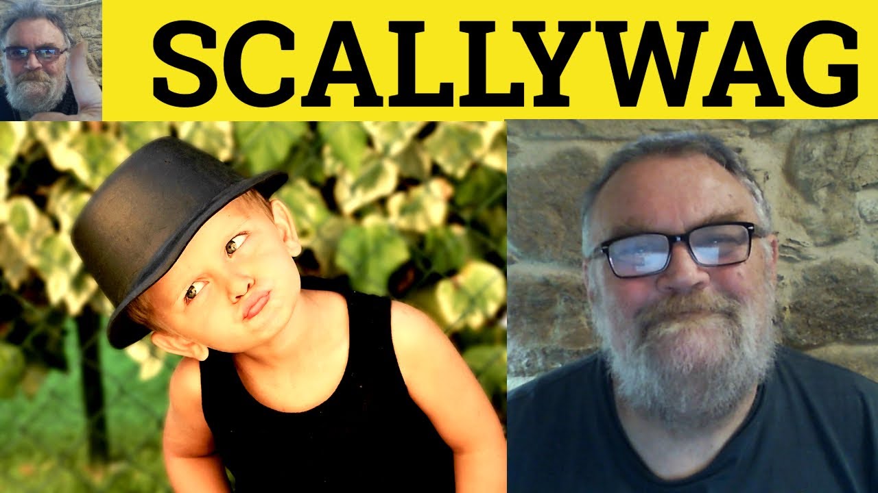 😎Znaczenie słowa Scallywag - Definicja słowa Scallawag - Przykłady słowa Scallawag - Definicja sł...