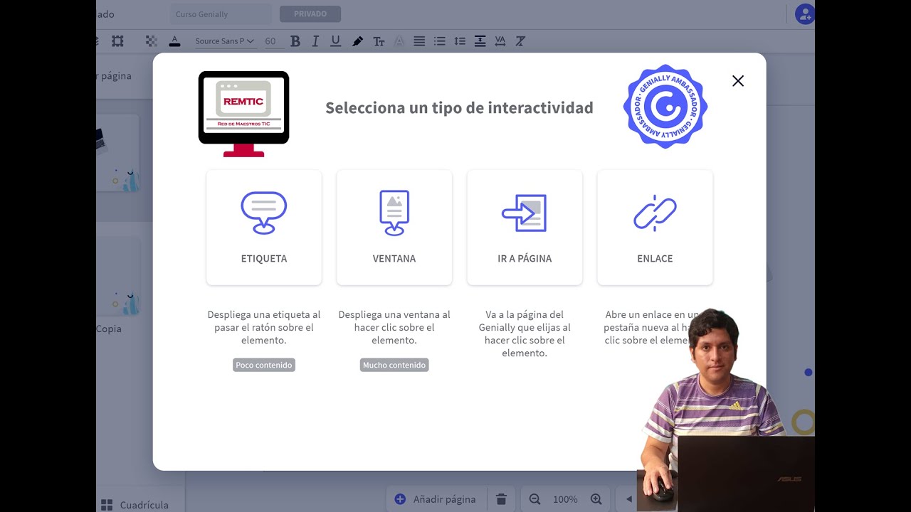 Interactividad en Genially