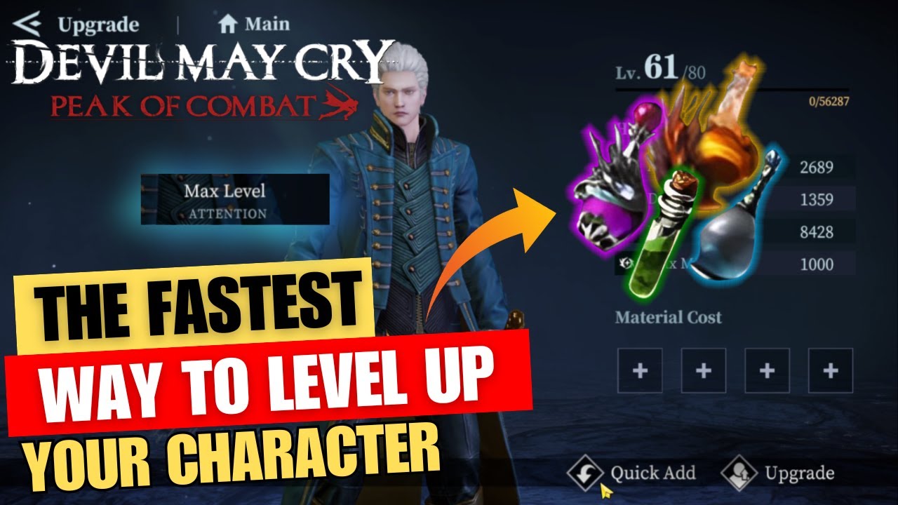 The Fastest Way To Level Up Without Spending Money | Devil May Cry: Peak of Combat