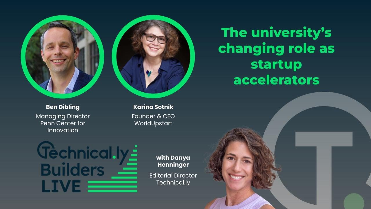 The university's changing role as startup accelerators [Builders Live: 11/05/25]