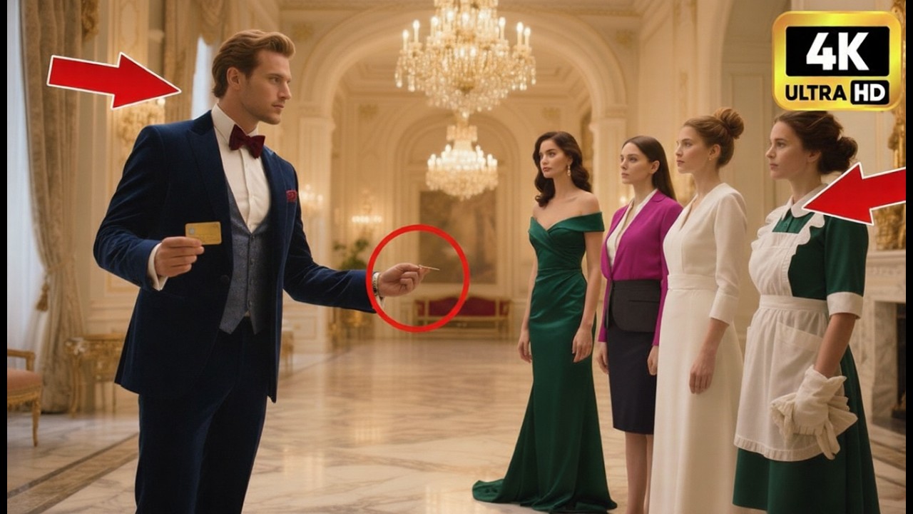 BILLIONAIRE Gives Four Black Credit Cards to Test the 4 Women – What His Maid Purchased Left Him