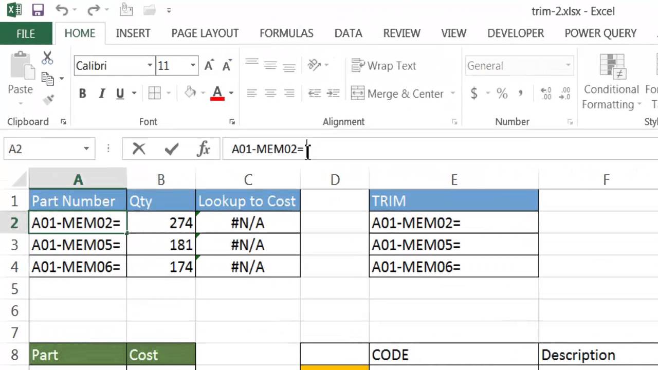 Remove Spaces the TRIM Function Does Not Catch