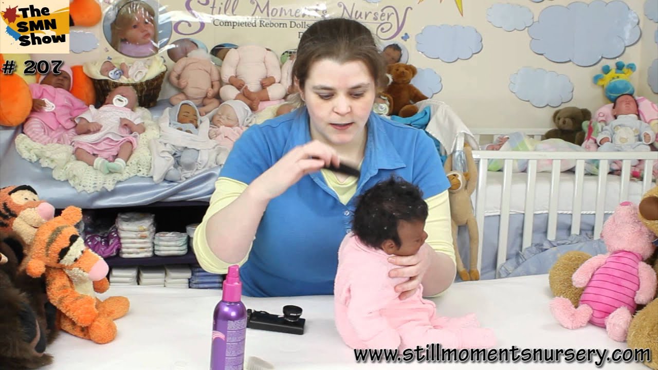How to style and care for your reborn dolls hair - The SMN Show 