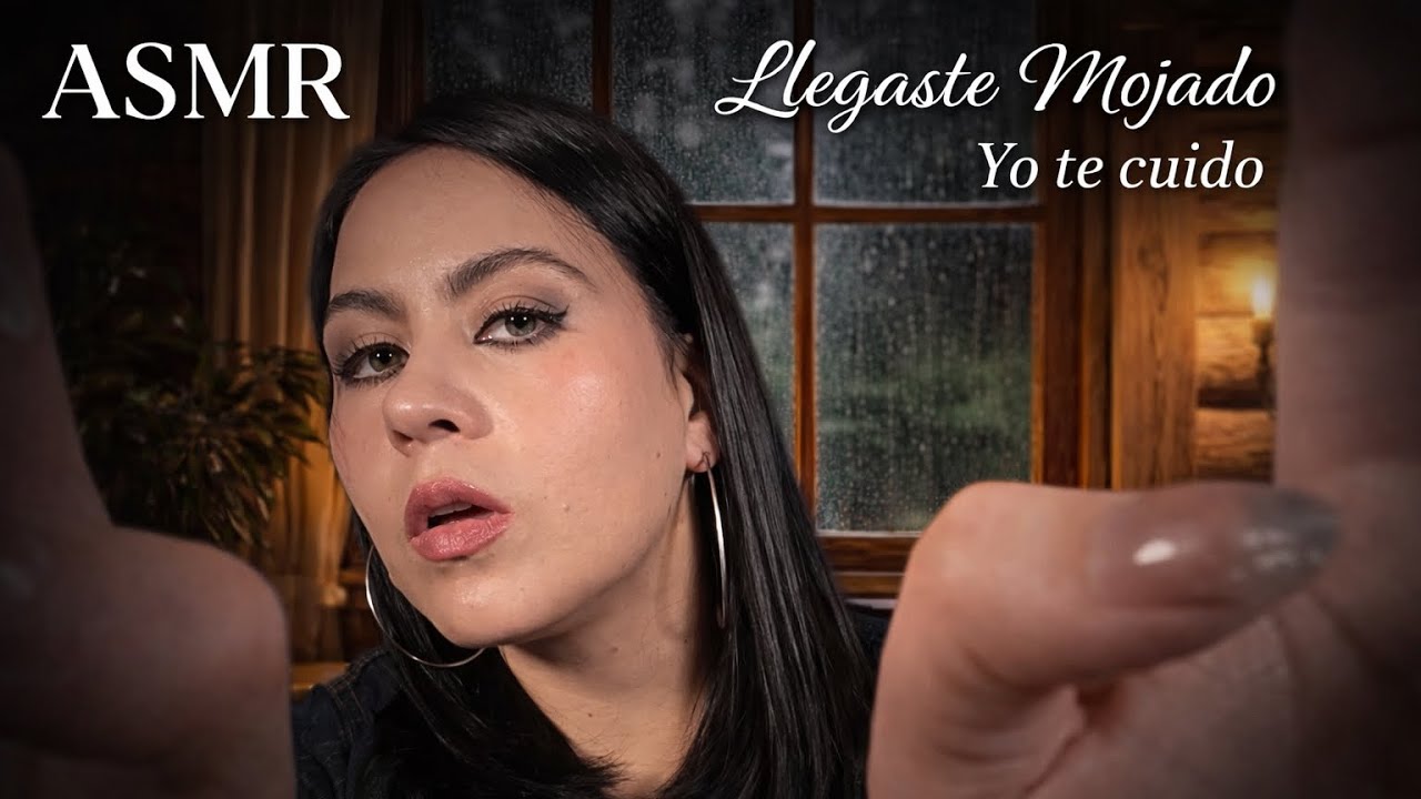 ASMR Afuera Llueve… Pasa a la Cabaña 🌧️ Roleplay de Atención Personal