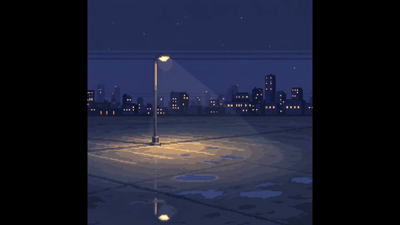 under the lone streetlight 🌙 calm late night lofi for studying & relaxing