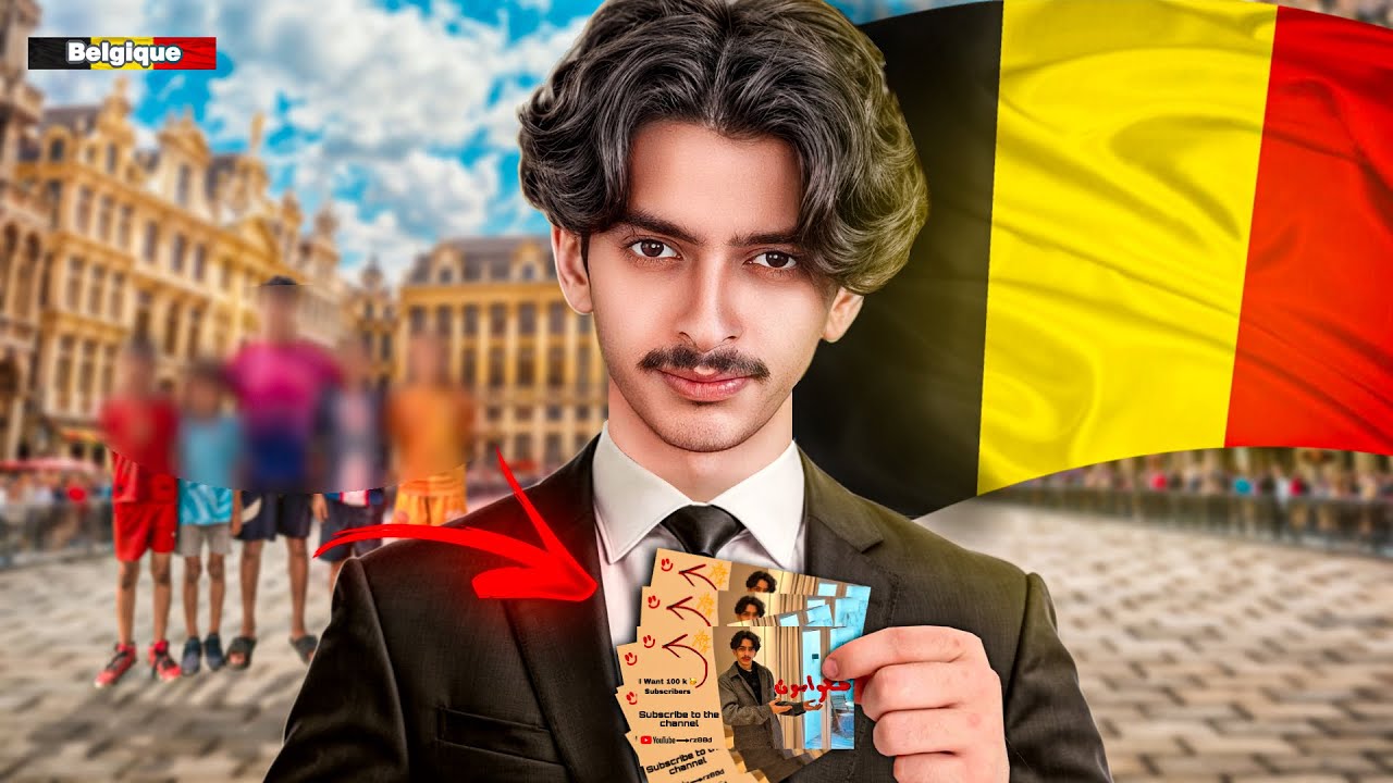 وزعت كرت القناة في جميع انحاء بلجيكا🤯🇧🇪