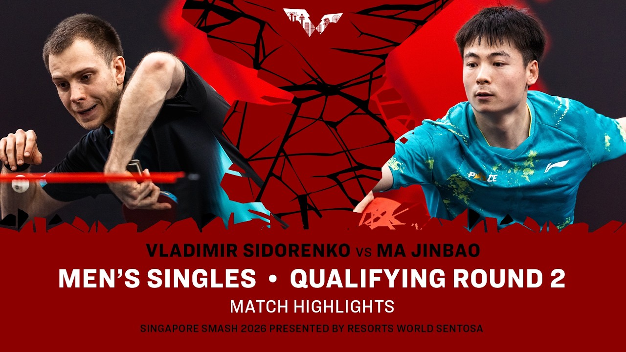 Vladimir Sidorenko vs Ma Jinbao | MS QR 2 | #WTTSingapore2026