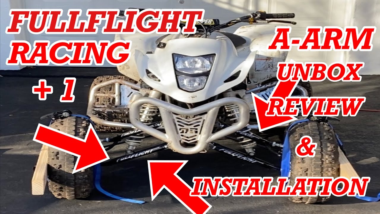 FULLFLIGHT +1 A-ARM Распаковка / Обзор и установка Ltz 400 (Kfx и Dvx)