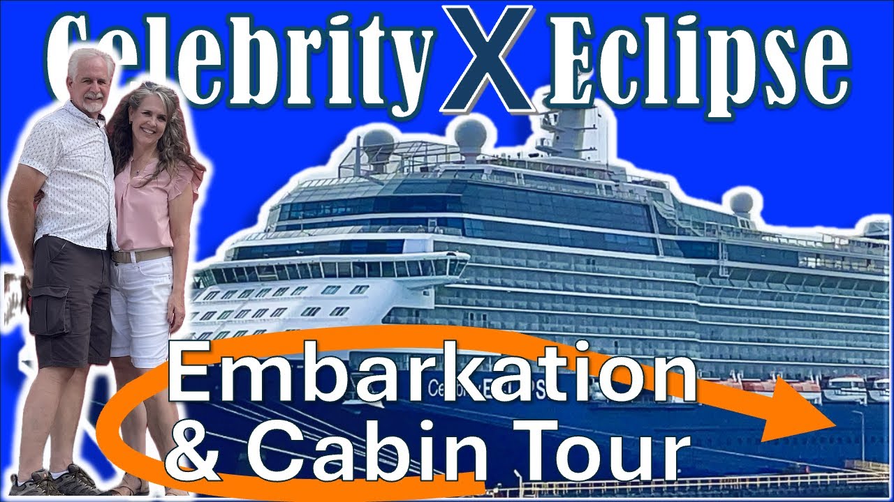 День посадки на лайнер Celebrity Eclipse | Обзор и экскурсия по каюте Ocean View (каюта 3149) | П...