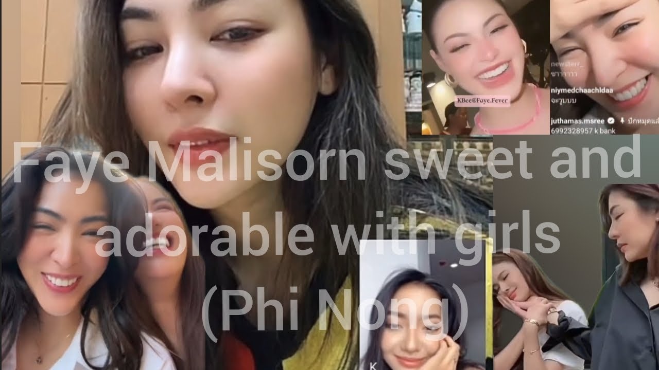 Faye Malisorn Sweet and Adorable w/ girls