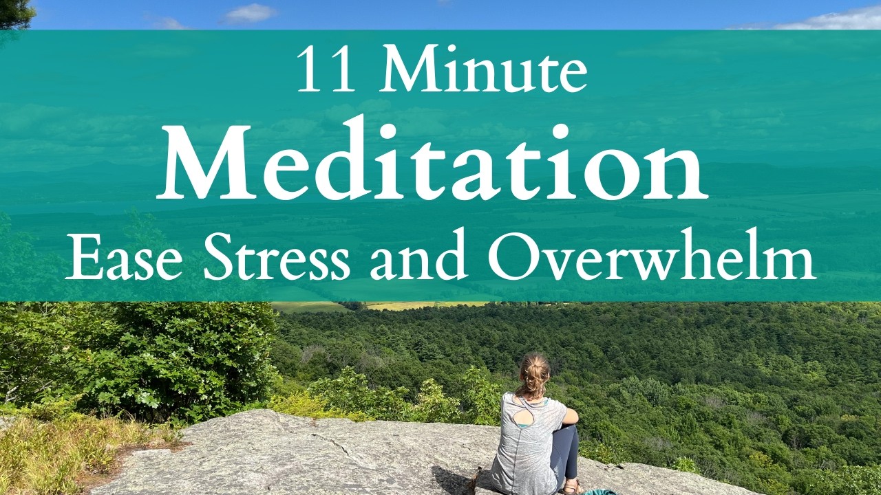 11 Min Meditation for Stress & Overwhelm | A Gentle Reset – with calming music