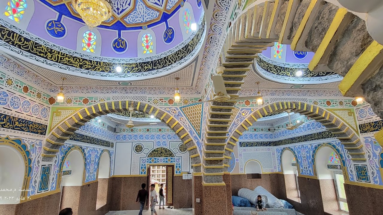 تحفة معمارية في الجعفرية محافظة ريمة جامع الشيخ محمود الواقدي 1444هجرية