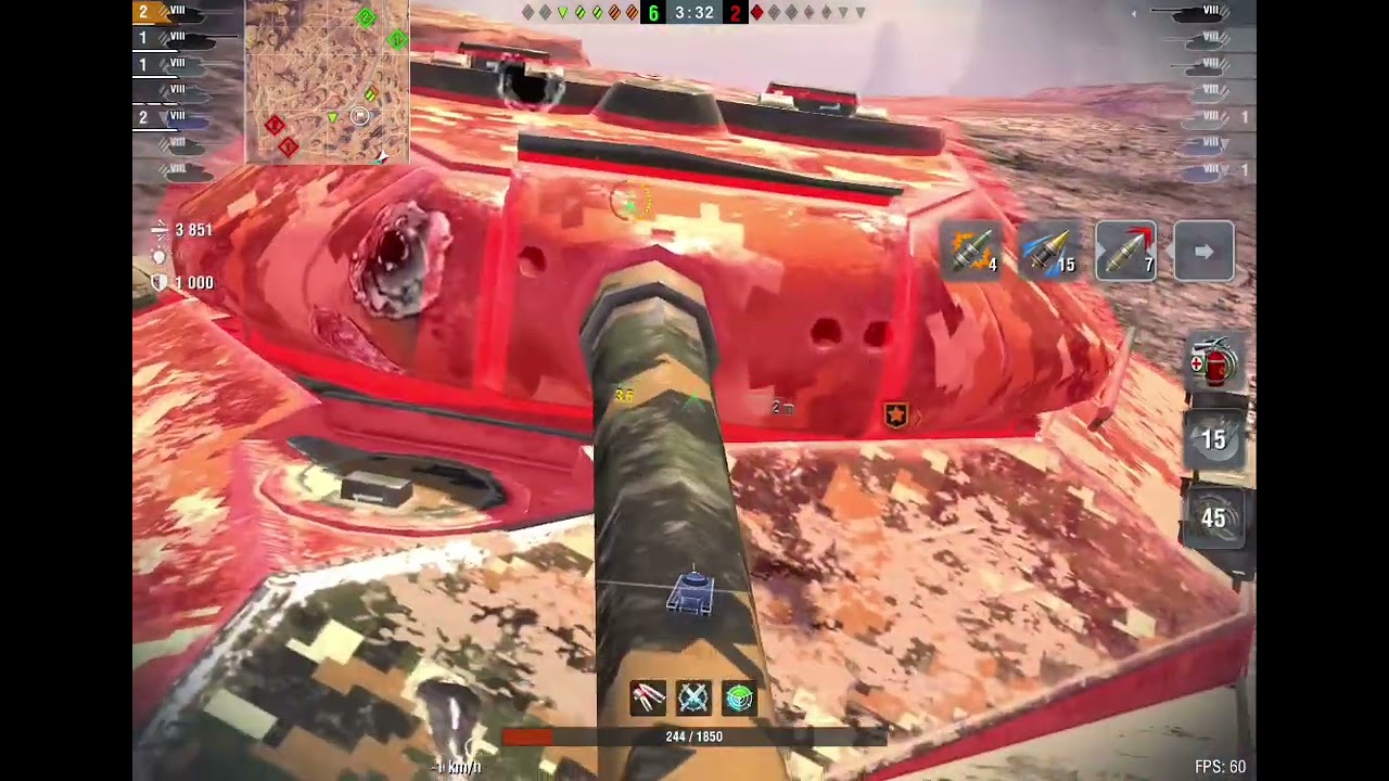 World of Tanks Blitz T54E2 Gameplay