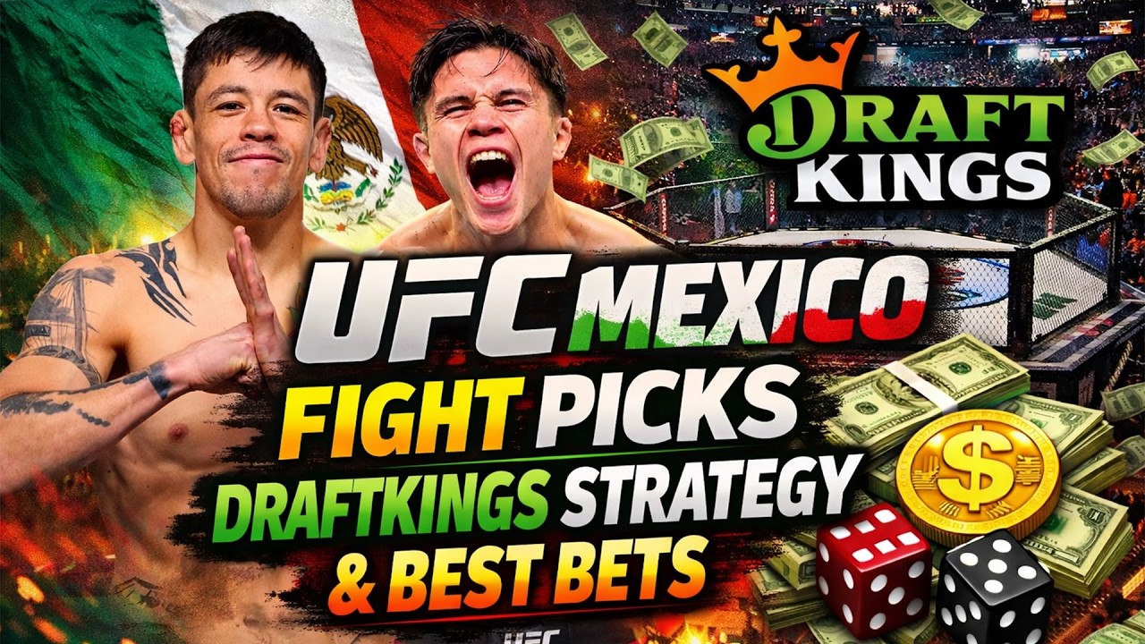 UFC Mexico Fight Picks, DraftKings Strategy & Best Bets