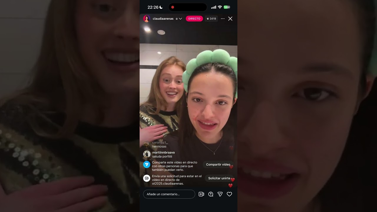 Directo Instagram Claudia y Olivia Tinho 4 Febrero Ot 2025