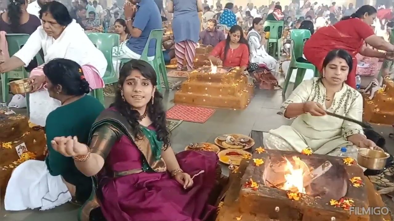 Sudarshana Homa at Sathya Logam(Amma Bagavan) Asram