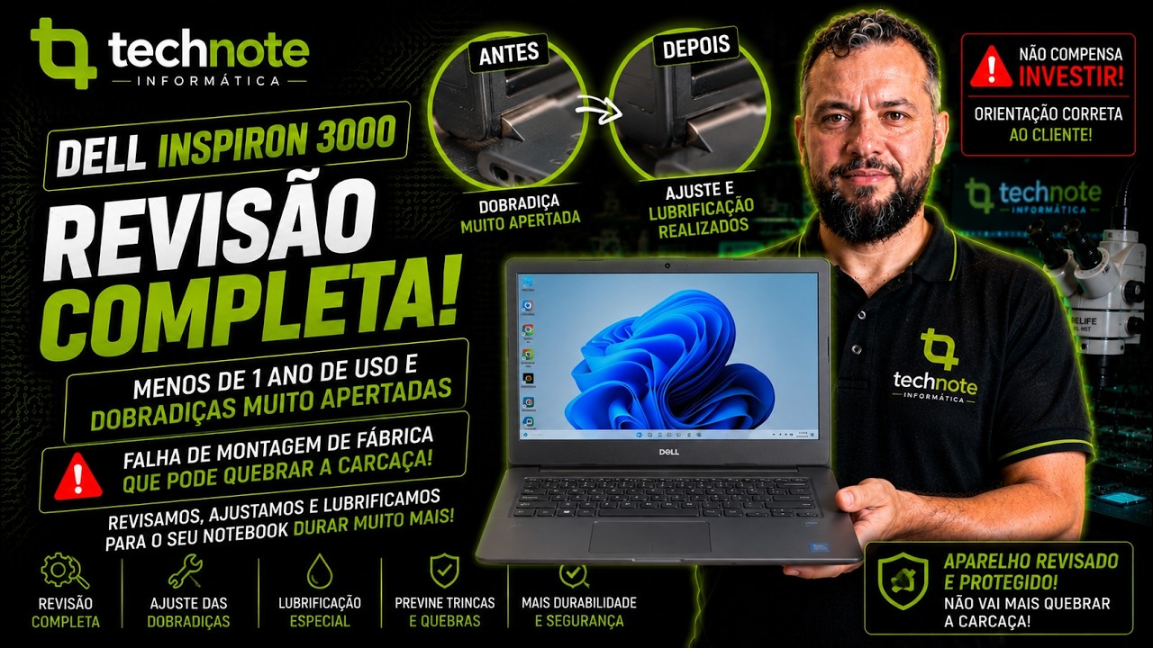 Como prevenir a quebra do notebook !
