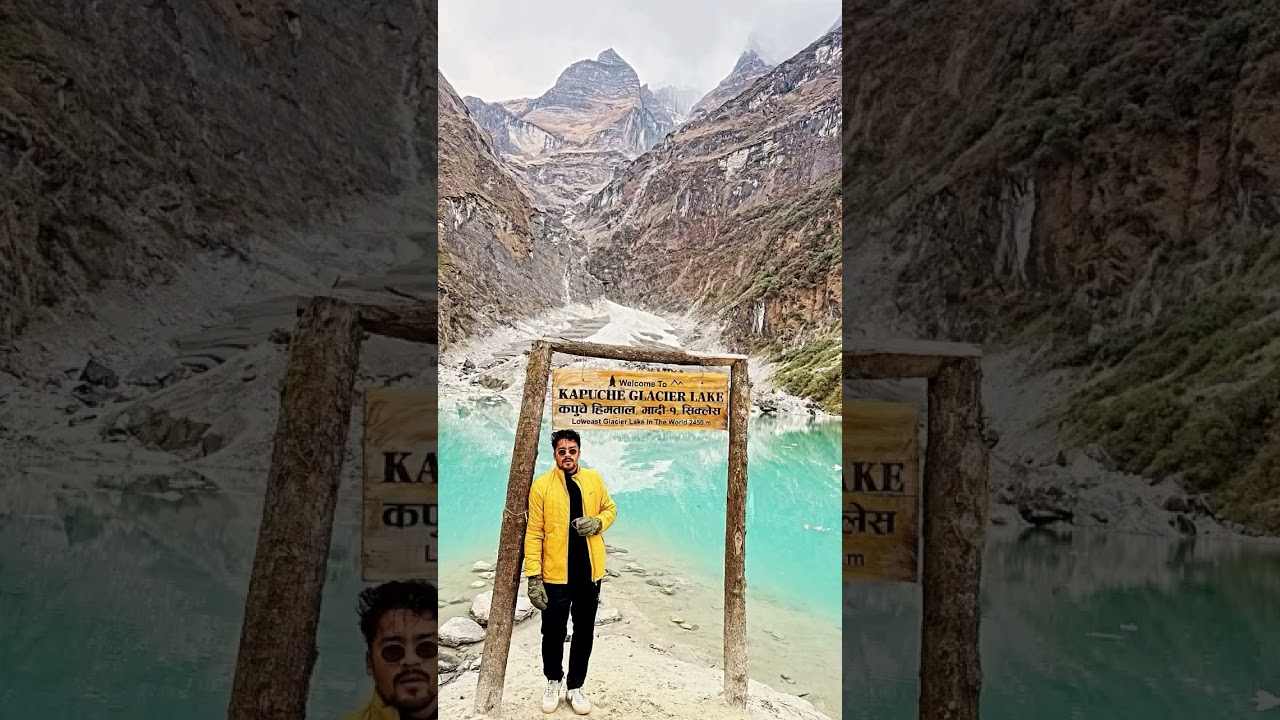 The World Loweast GlacierLake in Nepal 2450m 6N7D @Karenkc33 #intrekking #cricket #trek #kapuchelake