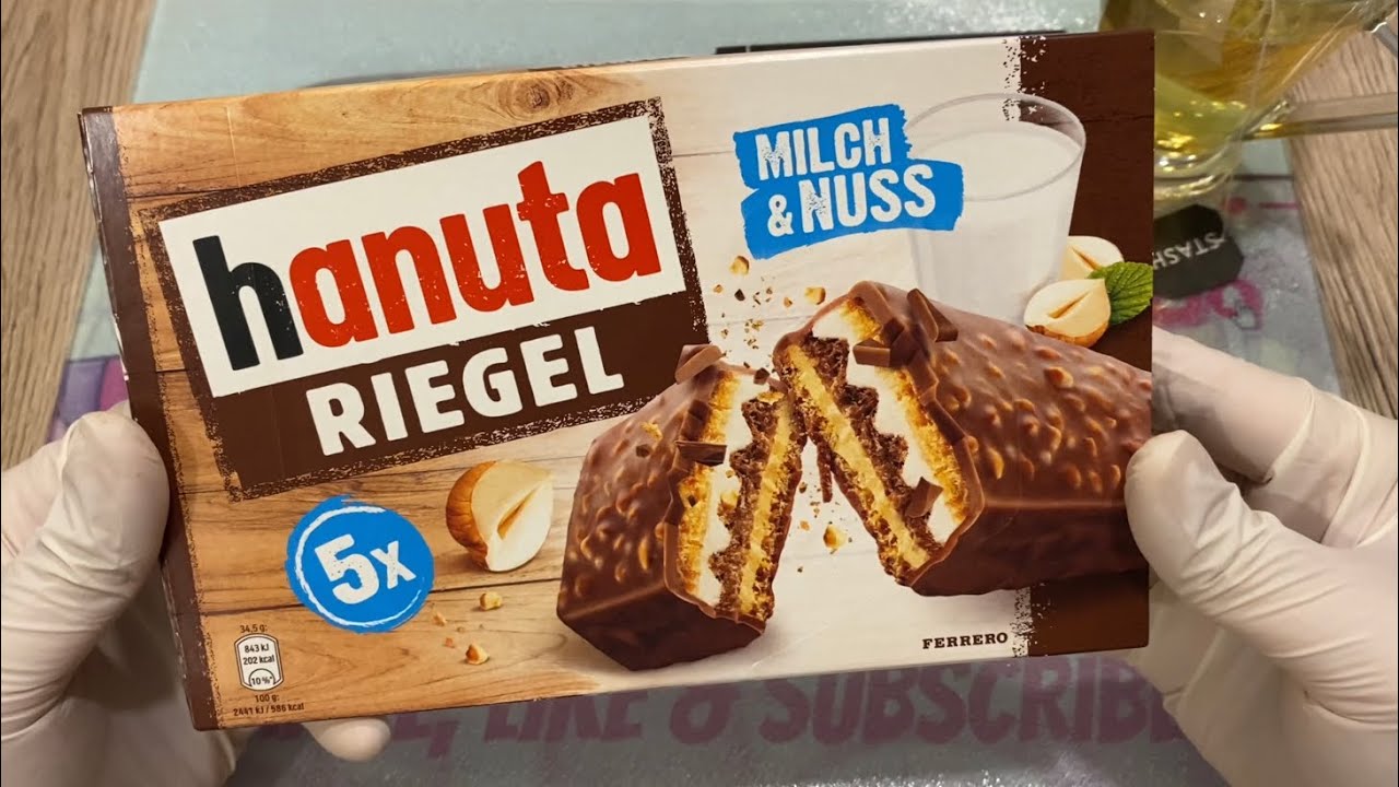 [ASMR] FERRERO HANUTA RIEGEL Candy Bar