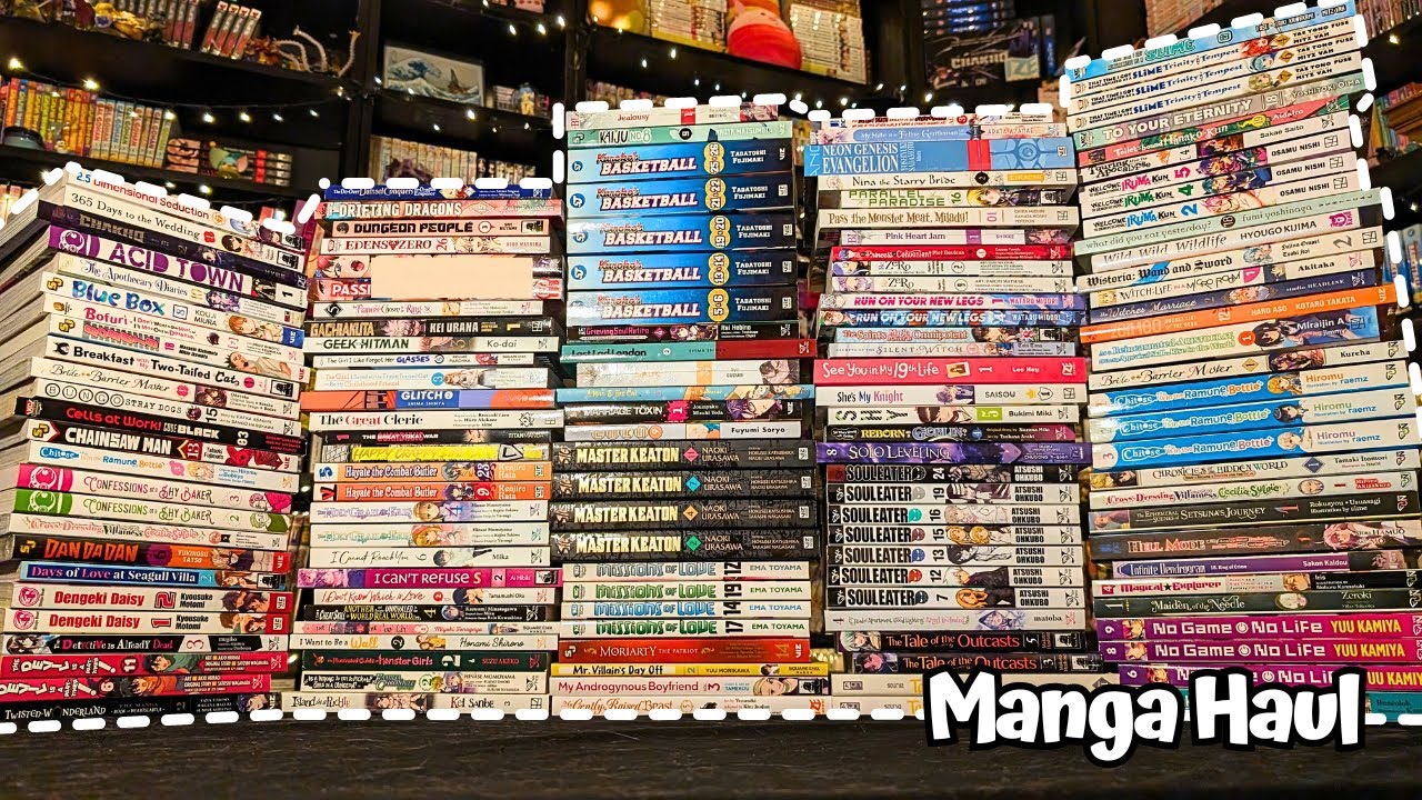 Birthday manga haul & LOTS of cheap manga 🤩 || 120+ Volumes