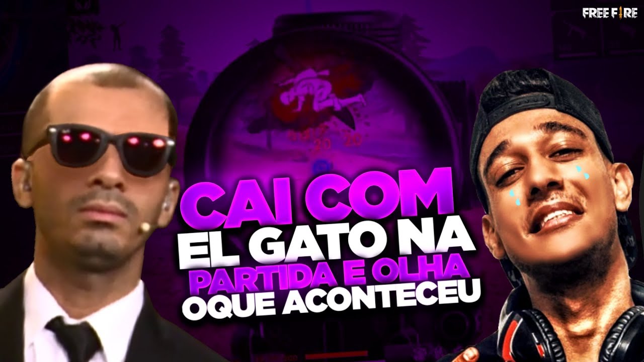 CAI NA MESMA SALA DO EL GATO ! ELE FEZ O IMPOSSÍVEL!!! FREE FIRE DOS MITO