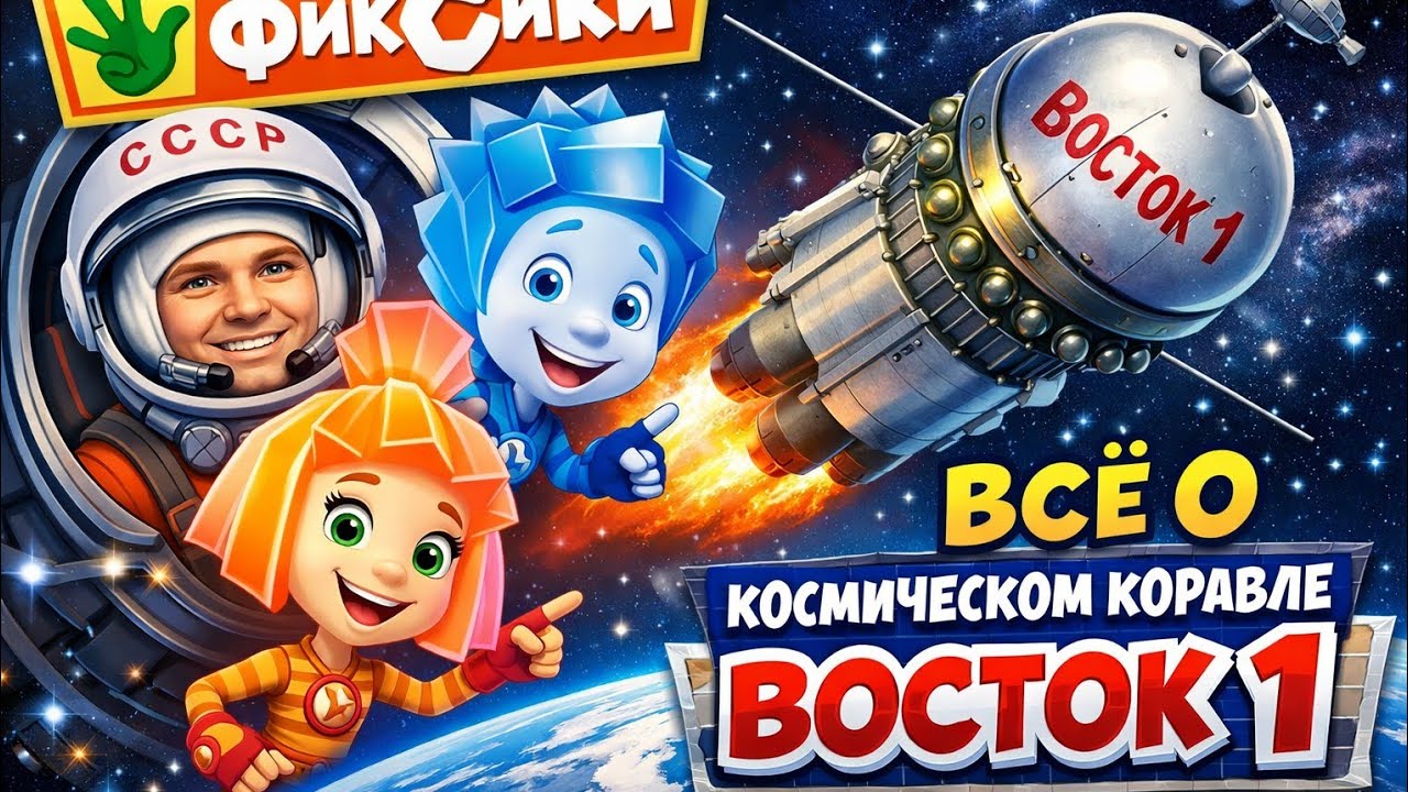 Фиксики | Всё о Космическом корабле Восток-1 | Mult_TV 