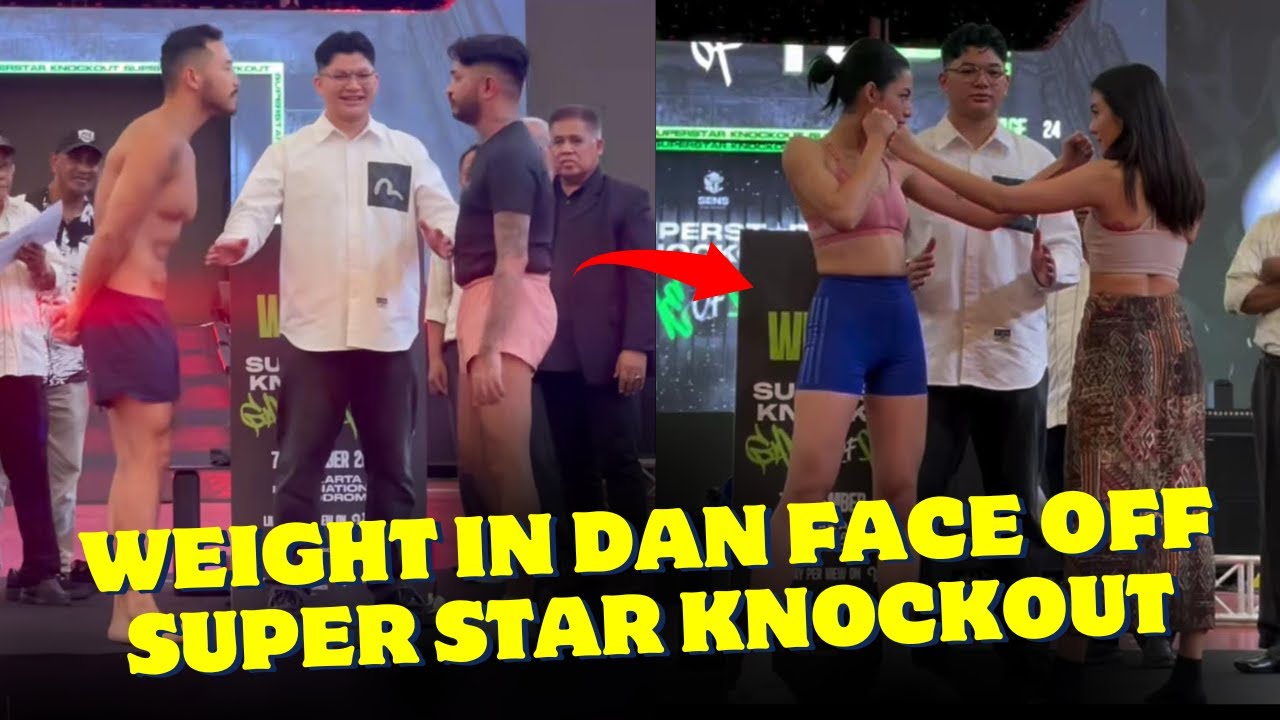 PECAH🔥Weight in & Face Off Superstar knocout Vol.2 !! Onad vs Bobi Saputra Hingga Jerstank vs Alam !