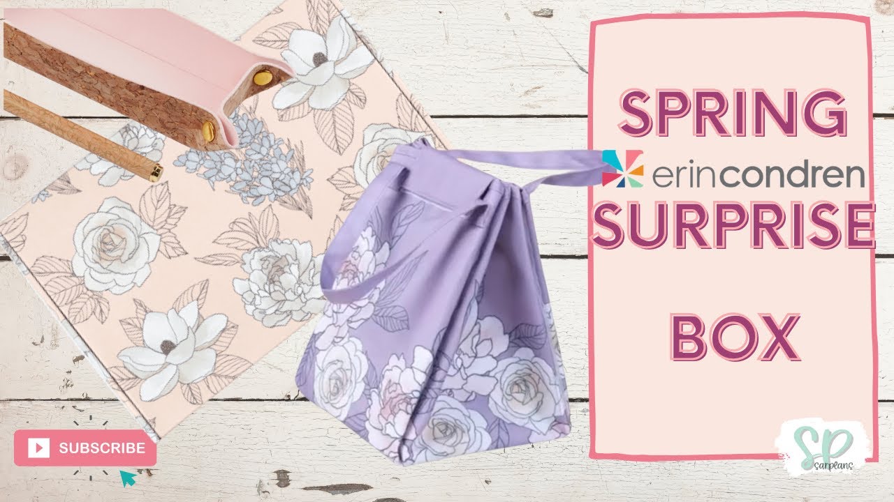 *NEW* Erin Condren SPRING 2022 Seasonal Surprise Box | Unboxing & Review #ECsurprisebox​