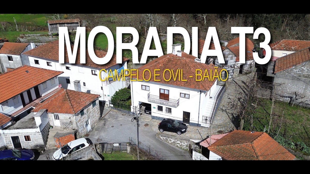 MORADIA T3 A 2 MINUTOS DA VILA DE BAIÃO
