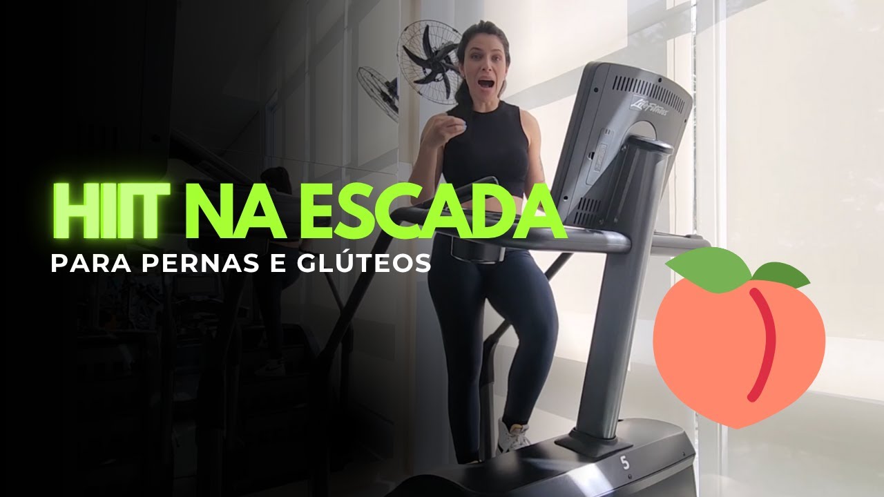 HIIT na ESCADA para PERNAS E GLÚTEOS🍑