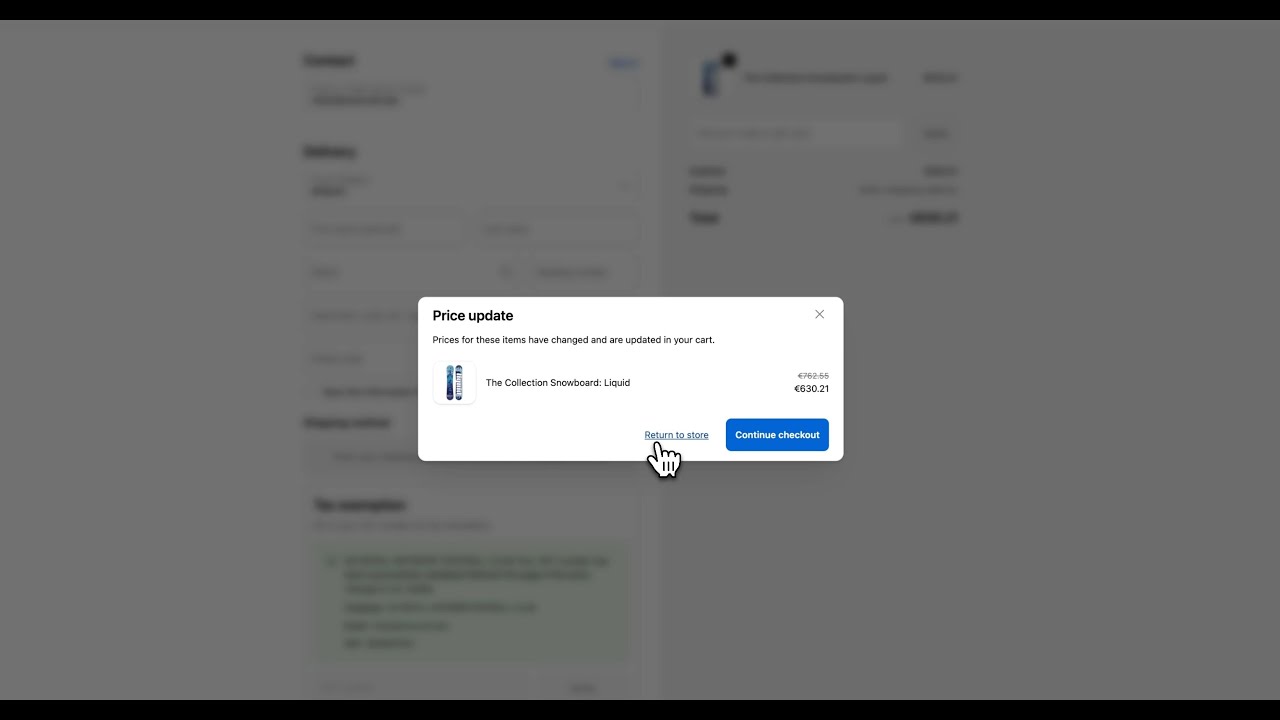 Shopify Plus: Automatic VAT Validation & Tax Exemption at Checkout (use this tax exemption app!)
