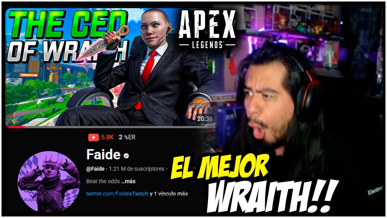 *THE CEO OF WRAITH* El mejor WRAITH de Apex Legends *REACCION*